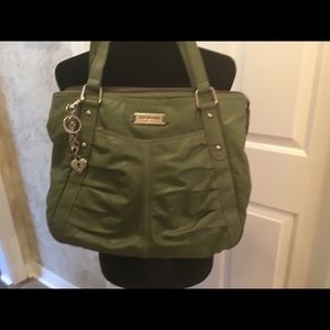 Nine West Ladies Handbag, Purse Large, Green